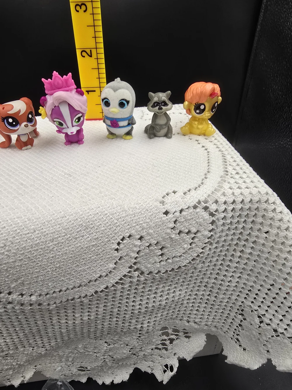 Disney Small Collectible Animal Figures in Orange, Pink, Gray and Teal